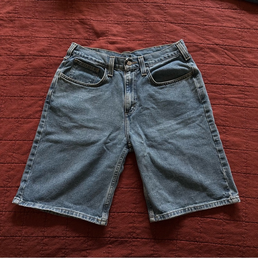 Carhartt Jean Shorts Size 33 Unisex Medium Wash